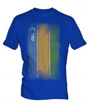 Karakalpakstan Faded Flag Mens T-Shirt