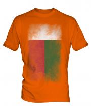 Madagascar Faded Flag Mens T-Shirt