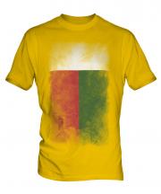 Madagascar Faded Flag Mens T-Shirt