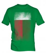 Madagascar Faded Flag Mens T-Shirt