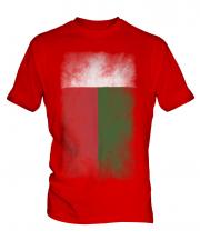 Madagascar Faded Flag Mens T-Shirt
