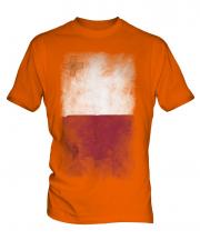 Malta Faded Flag Mens T-Shirt