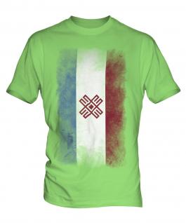 Mari El Faded Flag Mens T-Shirt
