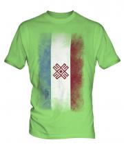 Mari El Faded Flag Mens T-Shirt
