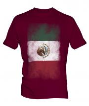 Mexico Faded Flag Mens T-Shirt
