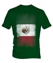 Mexico Faded Flag Mens T-Shirt