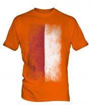 Monaco Faded Flag Mens T-Shirt