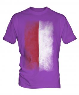 Monaco Faded Flag Mens T-Shirt