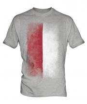 Monaco Faded Flag Mens T-Shirt