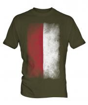 Monaco Faded Flag Mens T-Shirt