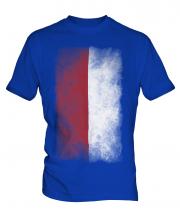 Monaco Faded Flag Mens T-Shirt