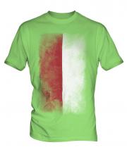 Monaco Faded Flag Mens T-Shirt