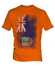 Montserrat Faded Flag Mens T-Shirt