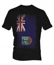 Montserrat Faded Flag Mens T-Shirt