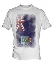 Montserrat Faded Flag Mens T-Shirt