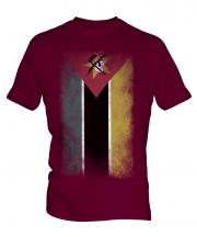 Mozambique Faded Flag Mens T-Shirt