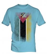 Mozambique Faded Flag Mens T-Shirt