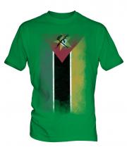 Mozambique Faded Flag Mens T-Shirt