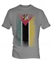 Mozambique Faded Flag Mens T-Shirt