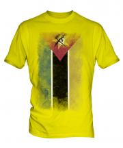 Mozambique Faded Flag Mens T-Shirt