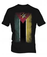 Mozambique Faded Flag Mens T-Shirt