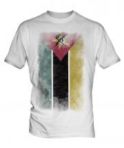Mozambique Faded Flag Mens T-Shirt