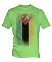 Mozambique Faded Flag Mens T-Shirt