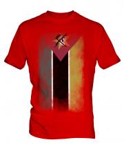 Mozambique Faded Flag Mens T-Shirt