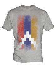 Nagorno-Karabakh Republic Faded Flag Mens T-Shirt
