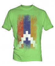 Nagorno-Karabakh Republic Faded Flag Mens T-Shirt