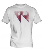 Nepal Faded Flag Mens T-Shirt