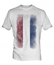Netherlands Faded Flag Mens T-Shirt