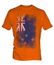 New Zealand Faded Flag Mens T-Shirt