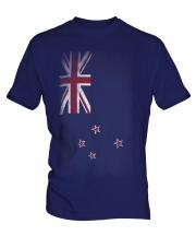 New Zealand Faded Flag Mens T-Shirt