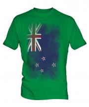 New Zealand Faded Flag Mens T-Shirt
