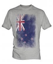New Zealand Faded Flag Mens T-Shirt