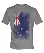 New Zealand Faded Flag Mens T-Shirt