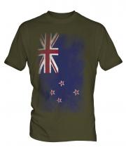 New Zealand Faded Flag Mens T-Shirt