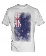 New Zealand Faded Flag Mens T-Shirt
