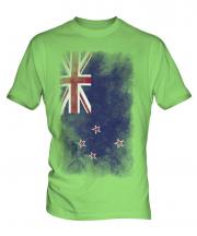 New Zealand Faded Flag Mens T-Shirt
