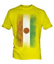 Niger Faded Flag Mens T-Shirt