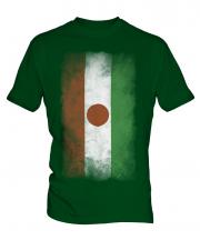 Niger Faded Flag Mens T-Shirt
