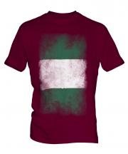 Nigeria Faded Flag Mens T-Shirt