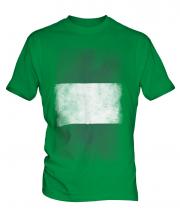 Nigeria Faded Flag Mens T-Shirt