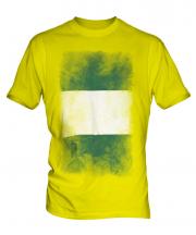 Nigeria Faded Flag Mens T-Shirt