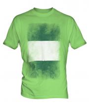Nigeria Faded Flag Mens T-Shirt