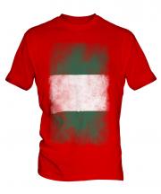 Nigeria Faded Flag Mens T-Shirt