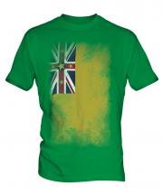 Niue Faded Flag Mens T-Shirt