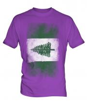 Norfolk Island Faded Flag Mens T-Shirt