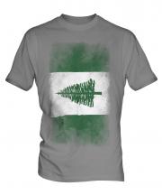 Norfolk Island Faded Flag Mens T-Shirt